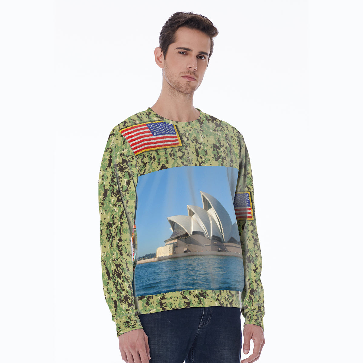 All-over print unisex sweatshirt