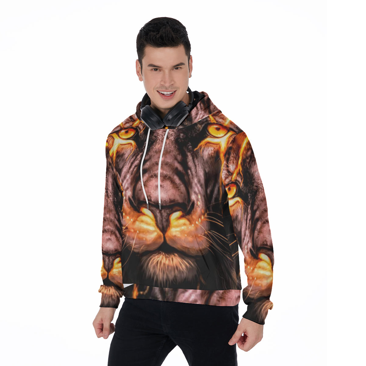 All-Over Print Men's Pullover Hoodie