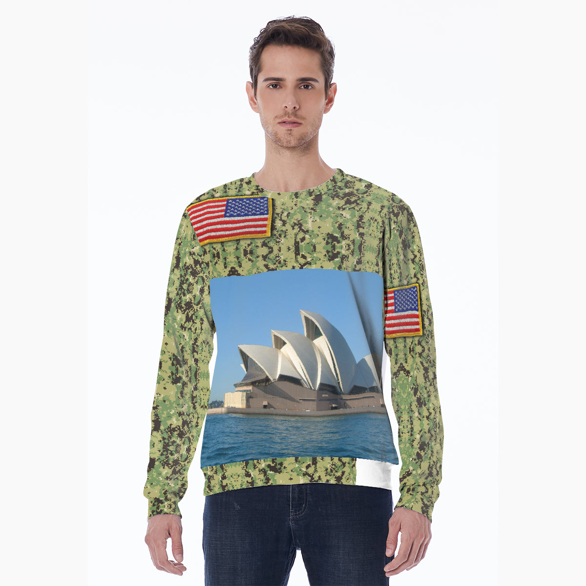 All-over print unisex sweatshirt