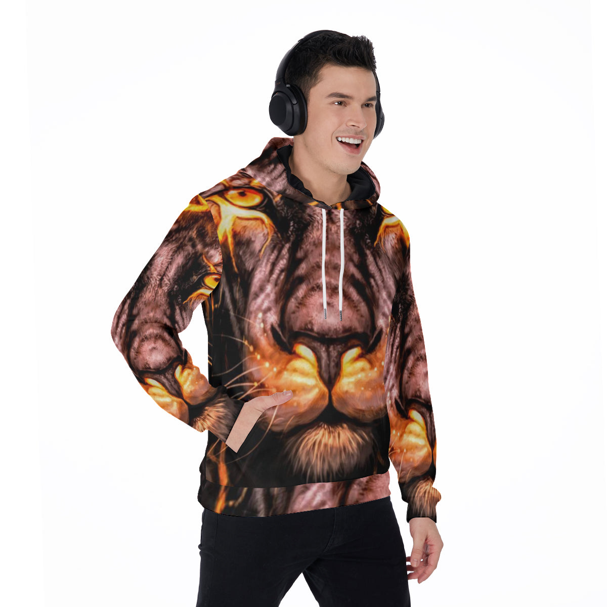 All-Over Print Men's Pullover Hoodie