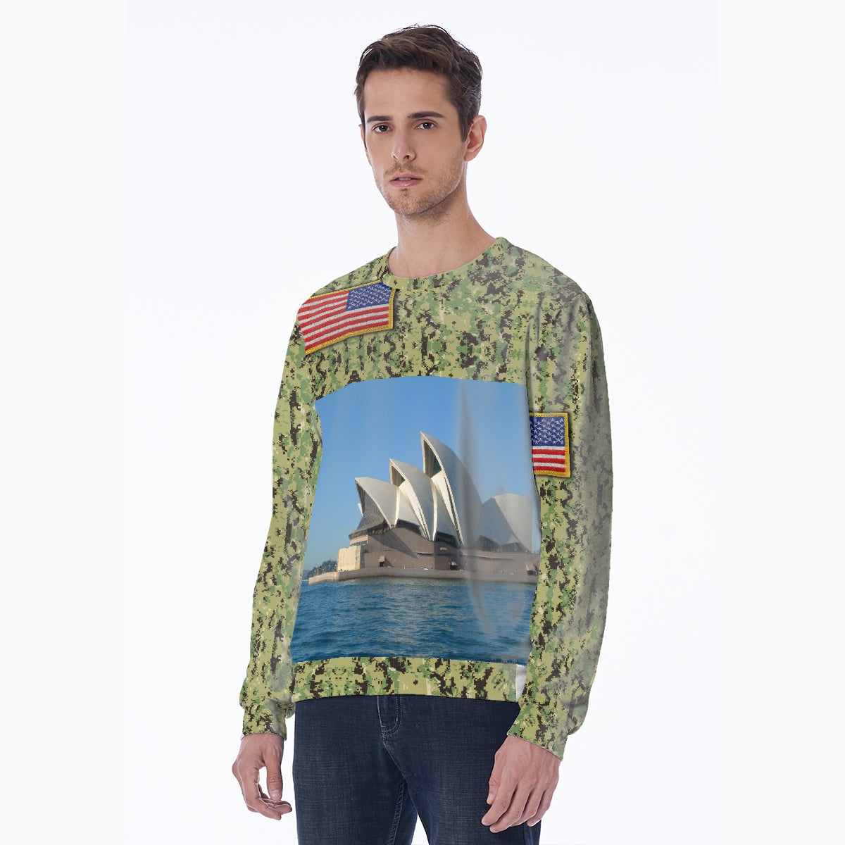 All-over print unisex sweatshirt