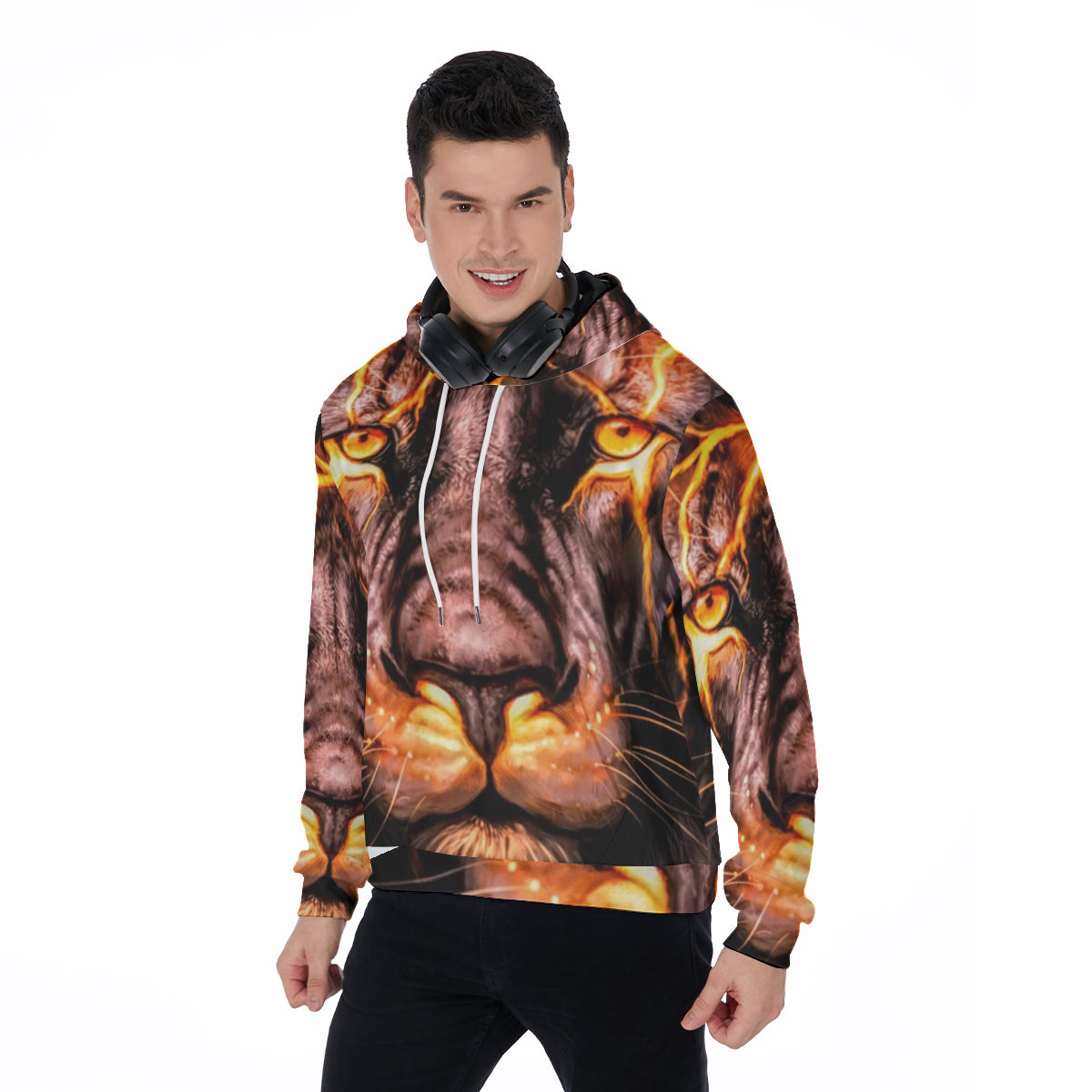 All-Over Print Men's Pullover Hoodie