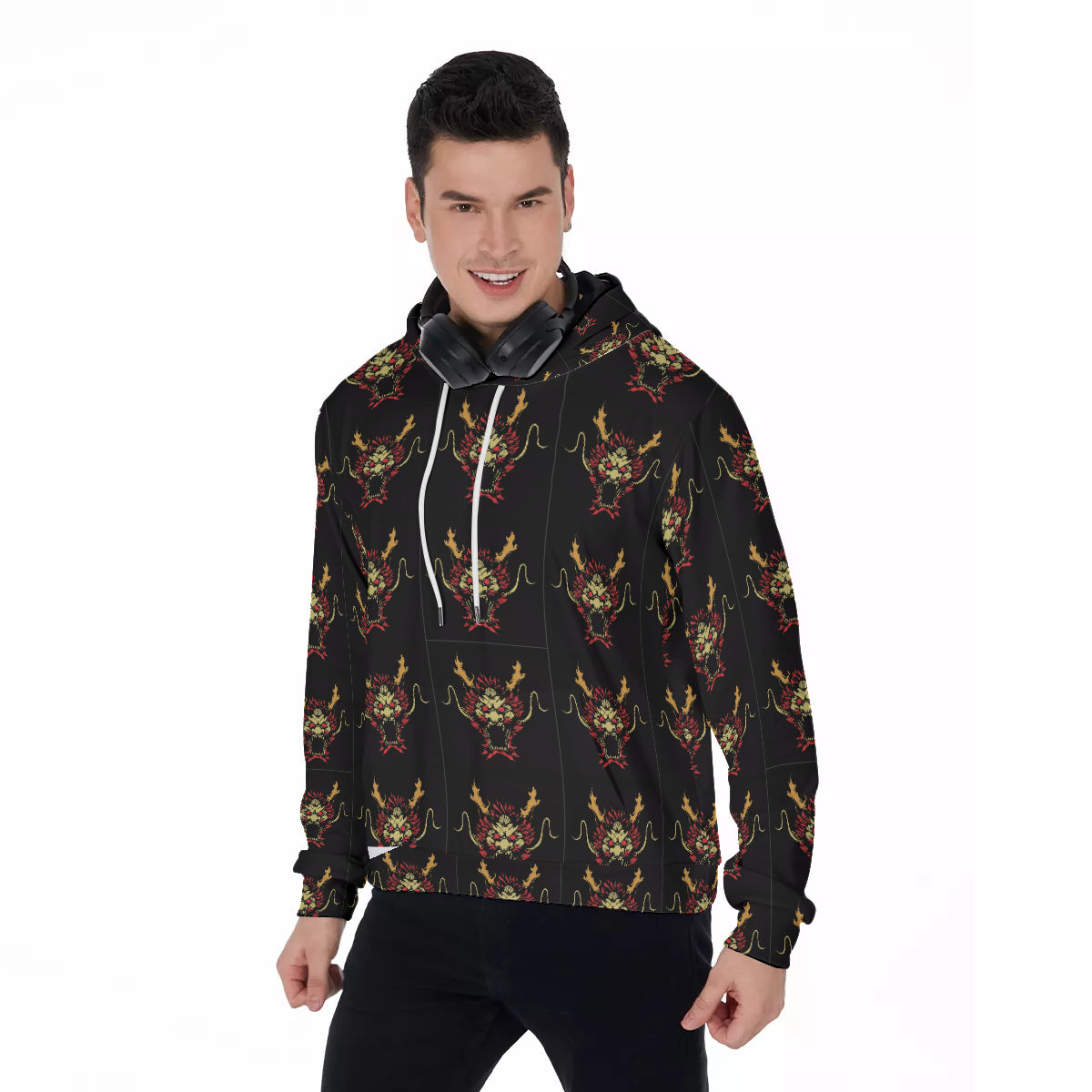 All-Over Print Men's Pullover Hoodie